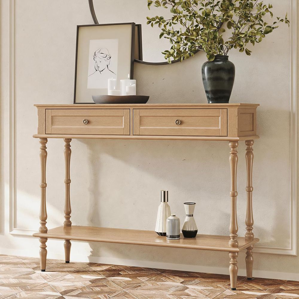 Storage - Minimalist Entryway Table with Storage Cabinet